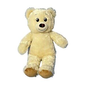 Build A Bear Plush Teddy 16" Beige Stuffed Animal BABW